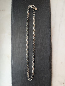 Chunky Sterling Silver Necklace Chains