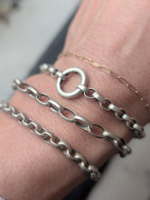 Load image into Gallery viewer, Sterling Silver and Gold Bracelet Chains
