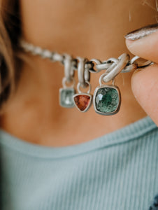 Sterling Silver or Gold-Filled Gemstone Charms