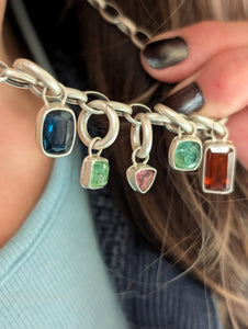 Sterling Silver or Gold-Filled Gemstone Charms